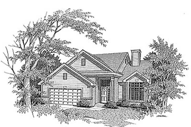Dream House Plan - Traditional Exterior - Front Elevation Plan #70-225