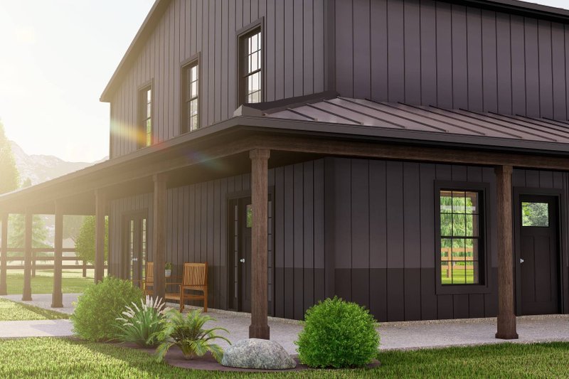 Dream House Plan - Exterior - Covered Porch for Country House Plan #1064-245 - 2 bed, 2.5 bath