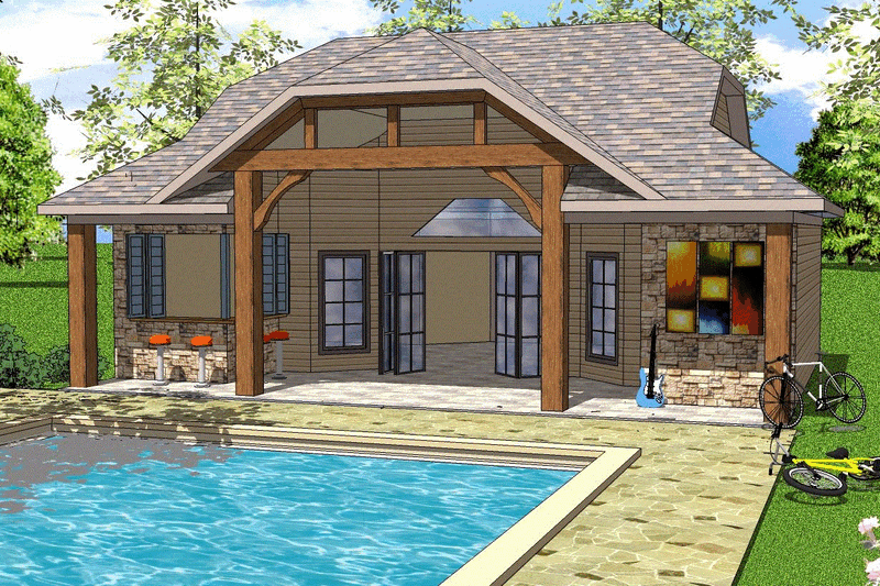 Dream House Plan - Southern Exterior - Front Elevation Plan #8-284
