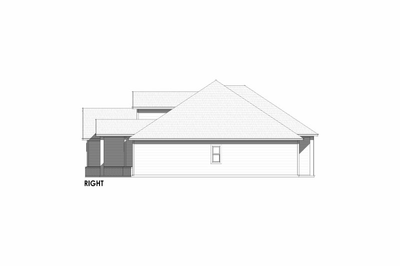 Architectural House Design - Exterior - Other Elevation 1 for Country House Plan #1096-113 - 3 bed, 2 bath