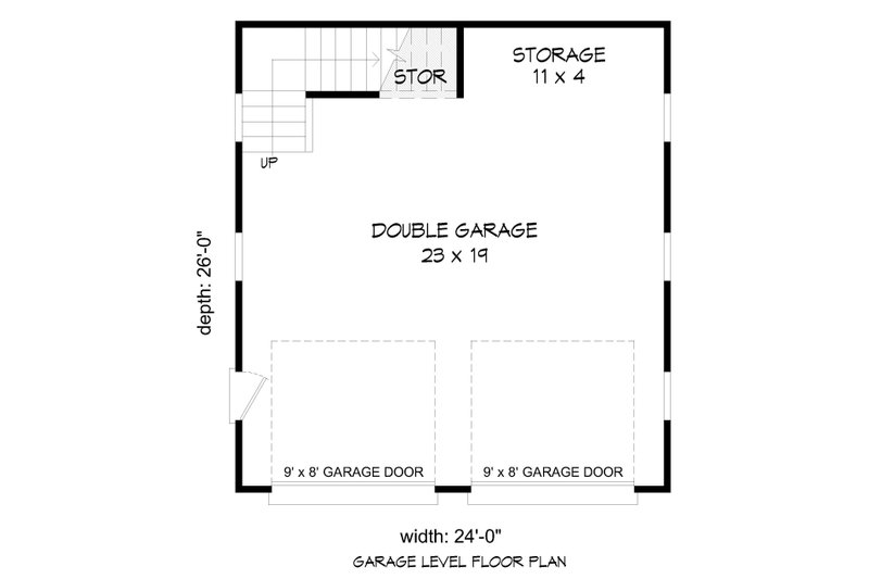 Home Plan - Floor Plan - Main Floor for Craftsman House Plan #932-1377, 0 bath