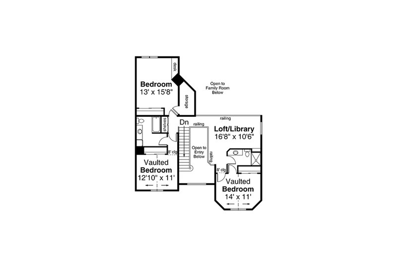 Home Plan - Floor Plan - Upper Floor for Victorian House Plan #124-268 - 4 bed, 4 bath