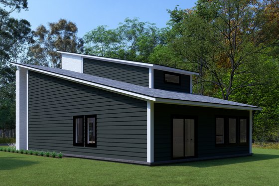 Exterior - Other Elevation 1 for Modern House Plan #513-2289 - 4 bed, 3 bath