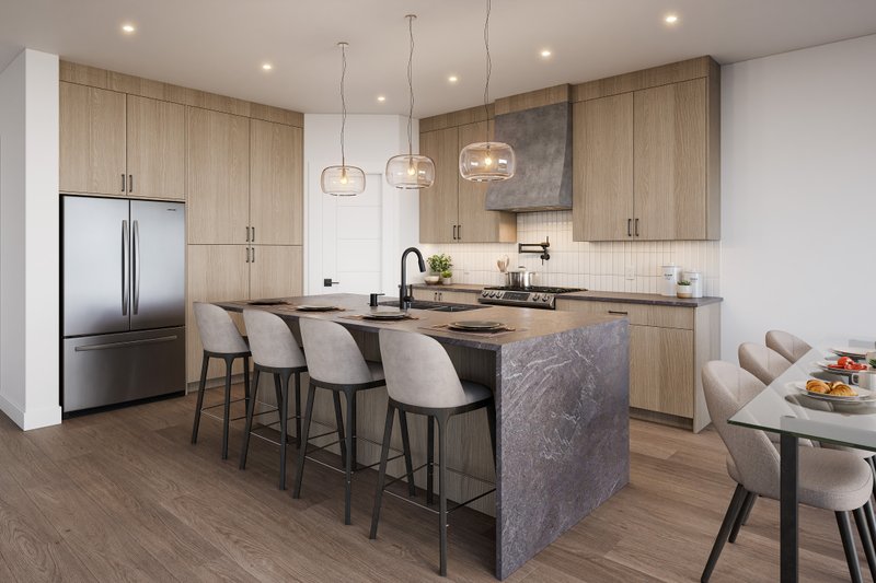 House Design - Interior - Kitchen for Farmhouse House Plan #1100-9 - 4 bed, 2.5 bath