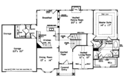 Mediterranean Style House Plan - 4 Beds 3.5 Baths 2731 Sq/Ft Plan #927-196 