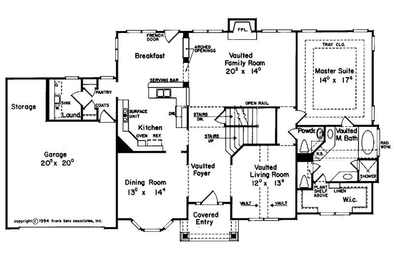 Architectural House Design - Floor Plan - Main Floor for Mediterranean House Plan #927-196 - 4 bed, 3.5 bath