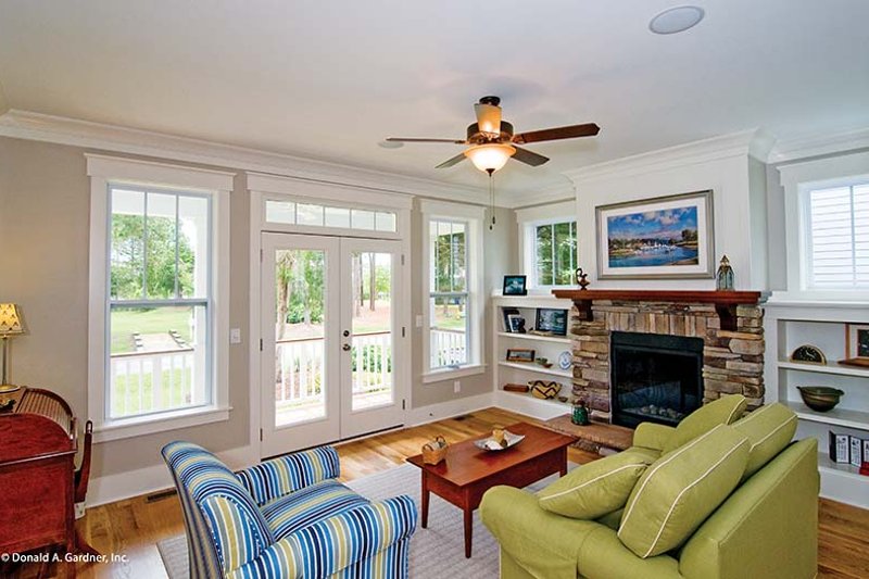 Architectural House Design - Interior - Family Room for Country House Plan #929-518 - 3 bed, 2.5 bath