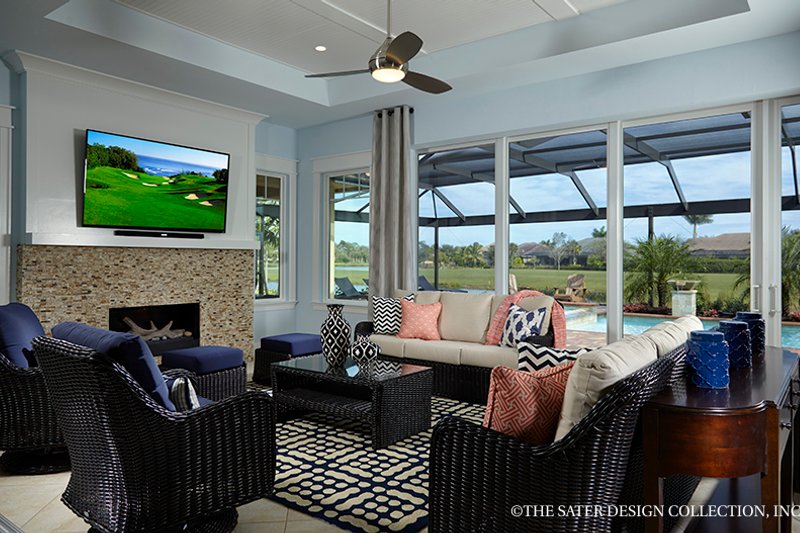 Architectural House Design - Florida Room