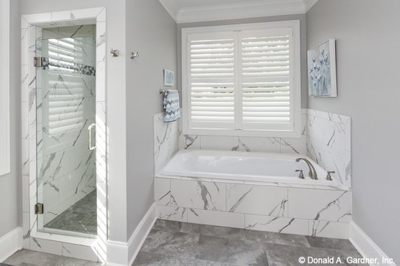 Interior - Master Bathroom 1 for Craftsman House Plan #929-1025 - 4 bed, 3 bath