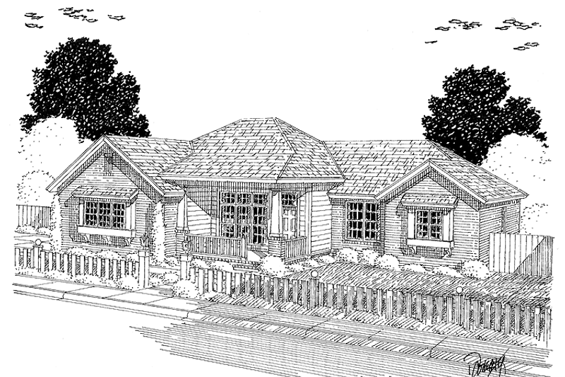 House Plan Design - Traditional Exterior - Front Elevation Plan #513-2143