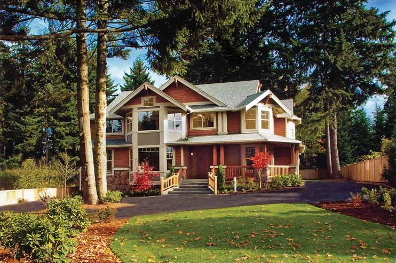 Home Plan - Exterior - Front Elevation 5 for Craftsman House Plan #132-244 - 3 bed, 2.5 bath