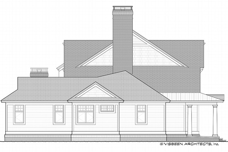 Architectural House Design - Exterior - Other Elevation for Farmhouse House Plan #928-284 - 4 bed, 4.5 bath