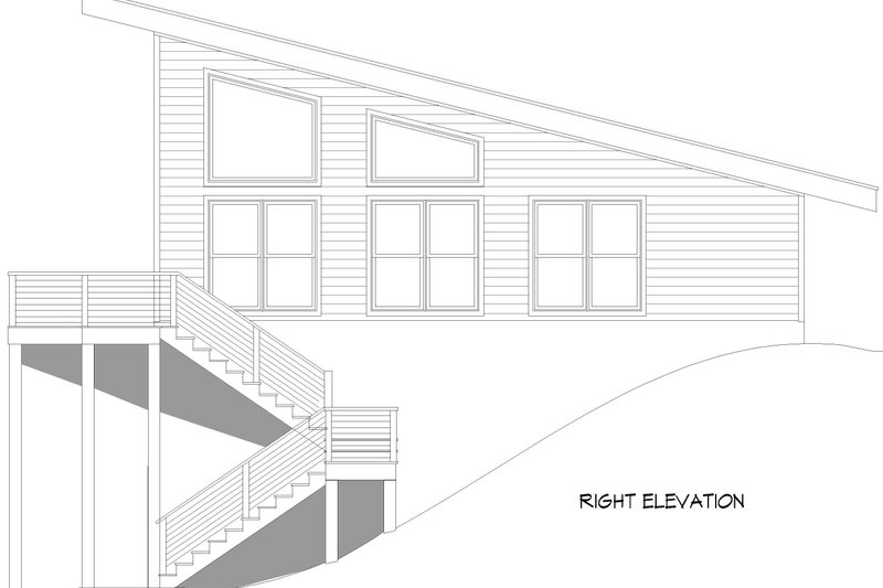 House Plan Design - Exterior - Other Elevation 1 for Contemporary House Plan #932-999 - 1 bed, 1 bath