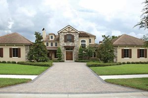 Home Plan - Exterior - Front Elevation for European House Plan #1019-6 - 5 bed, 5 bath