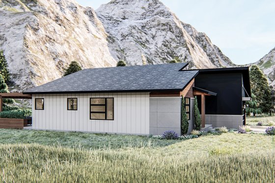Exterior - Other Elevation for Modern House Plan #455-296 - 3 bed, 2 bath
