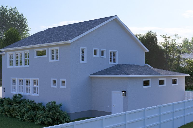 Architectural House Design - Exterior - Rear Elevation 2 for Farmhouse House Plan #1060-245 - 3 bed, 2.5 bath