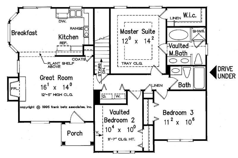 Home Plan - Floor Plan - Main Floor for Country House Plan #927-149 - 3 bed, 2 bath
