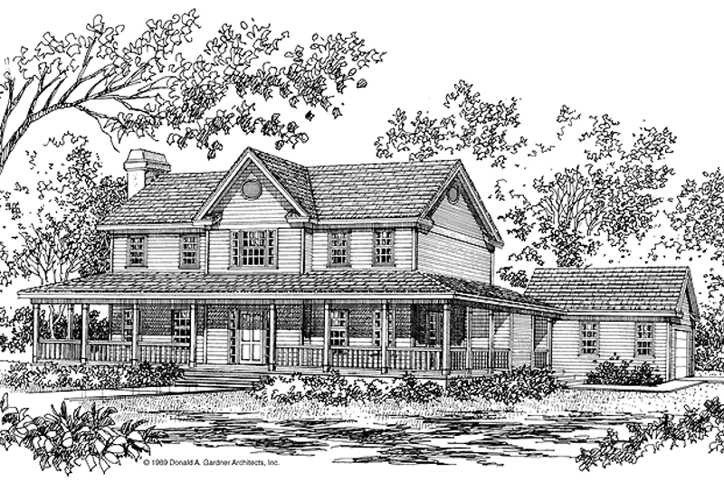 House Design - Country Exterior - Front Elevation Plan #929-117