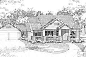 House Blueprint - Traditional Exterior - Front Elevation Plan #120-152