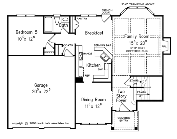 Dream House Plan - Colonial Floor Plan - Main Floor Plan #927-899