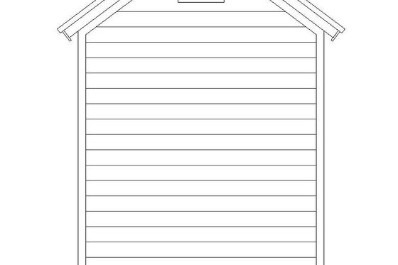 Exterior - Rear Elevation for Country House Plan #932-298, 0 bath