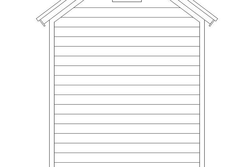 Home Plan - Exterior - Rear Elevation for Country House Plan #932-298, 0 bath