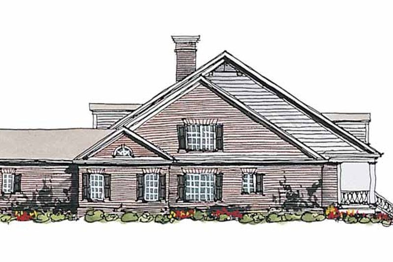 Home Plan - Exterior - Other Elevation for Classical House Plan #429-181 - 4 bed, 3.5 bath
