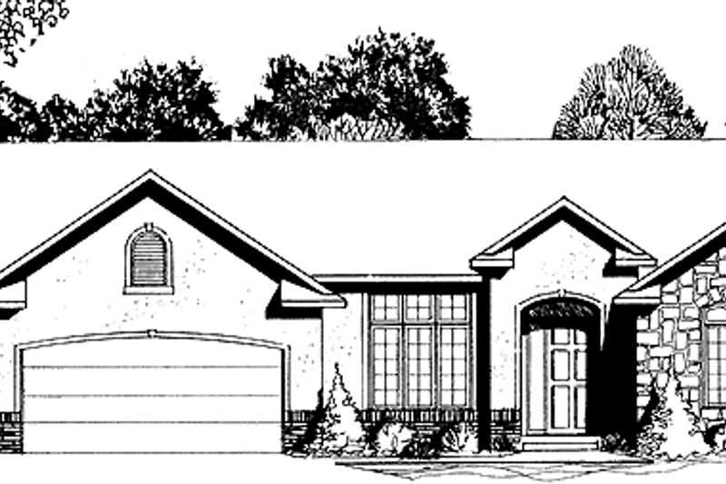 House Design - Traditional Exterior - Front Elevation Plan #58-217
