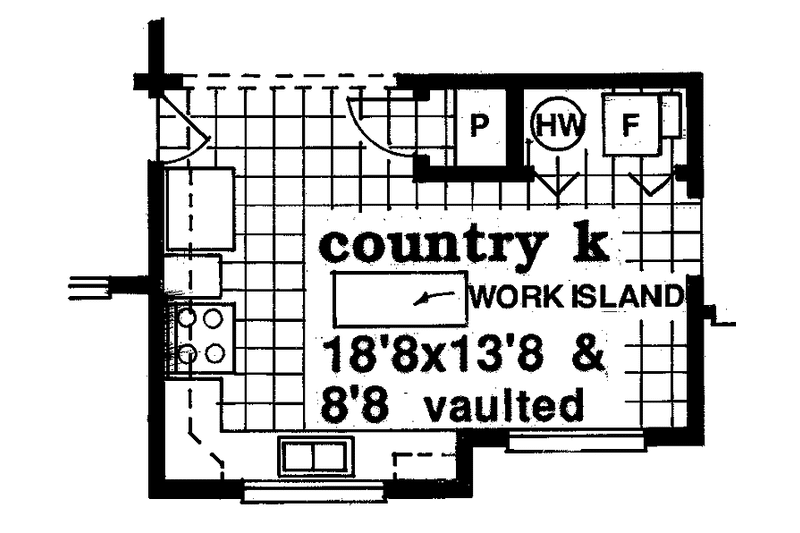 Dream House Plan - Floor Plan - Other Floor for Colonial House Plan #47-889 - 3 bed, 2 bath