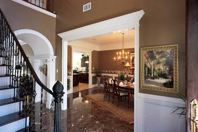 House Blueprint - Interior - Dining Room for Classical House Plan #37-259 - 4 bed, 3.5 bath