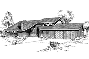 Contemporary Style House Plan - 3 Beds 2.5 Baths 2472 Sq/Ft Plan #60-792 