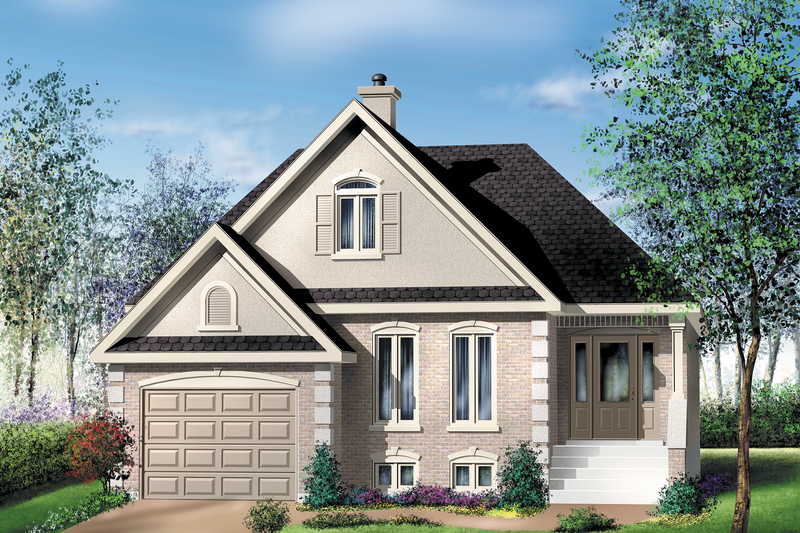 Traditional Style House Plan - 3 Beds 1 Baths 1203 Sq/Ft Plan #25-146