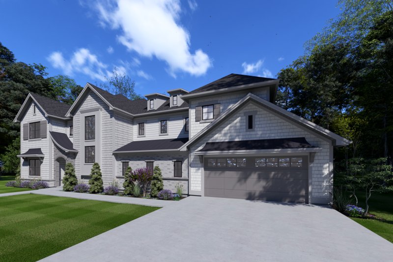 House Design - Exterior - Front Elevation 5 for Traditional House Plan #1069-38 - 4 bed, 3.5 bath
