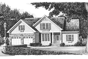 Country Style House Plan - 3 Beds 2 Baths 1583 Sq/Ft Plan #927-395 