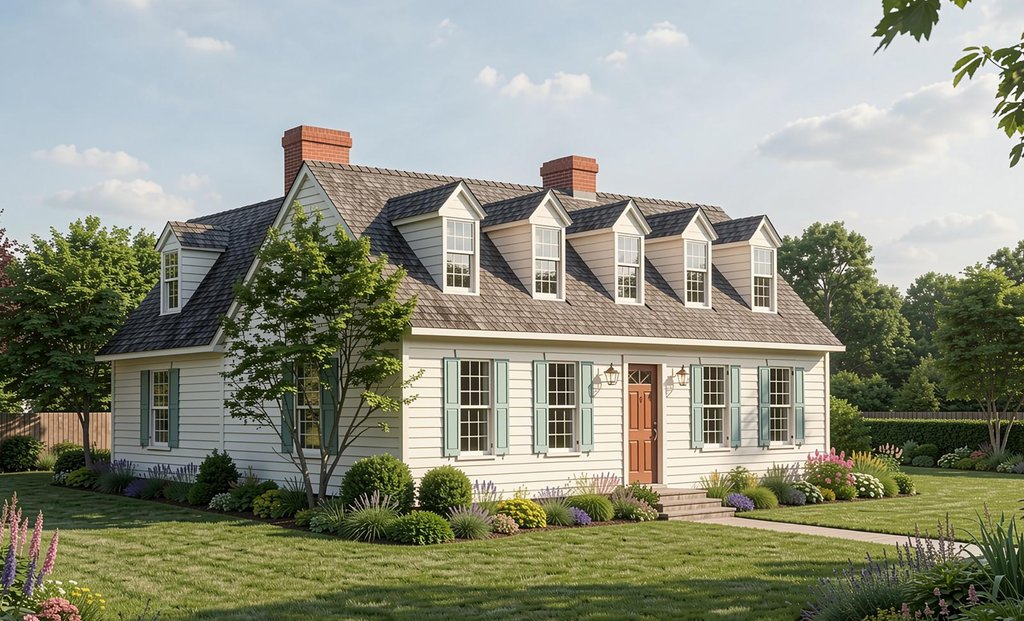 Photo 2 for Colonial House Plan #137-281 - 3 bed, 2.5 bath