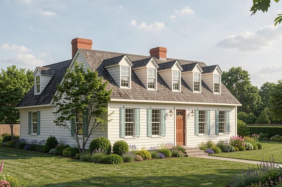 Two-Story Cape Cod Plan