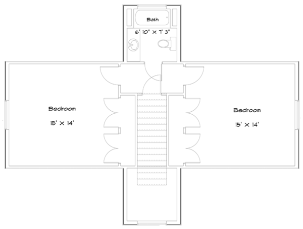 House Blueprint - Cabin Floor Plan - Other Floor Plan #1060-24