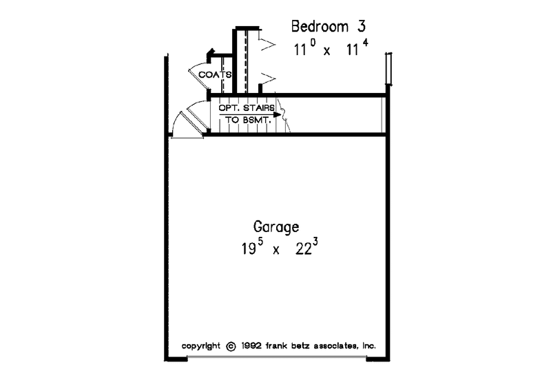 Home Plan - Floor Plan - Other Floor for Mediterranean House Plan #927-63 - 3 bed, 2 bath