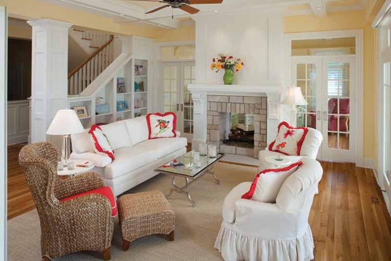 Dream House Plan - Interior - Family Room for Colonial House Plan #928-179 - 5 bed, 5.5 bath