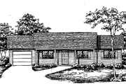 Country Style House Plan - 3 Beds 2 Baths 1092 Sq/Ft Plan #30-237 