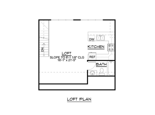 House Blueprint - Country Floor Plan - Upper Floor Plan #1064-260