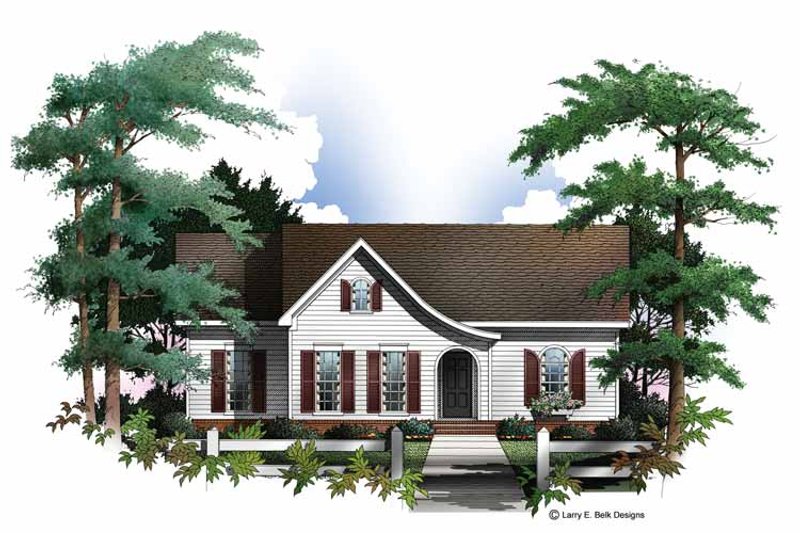 Home Plan - Colonial Exterior - Front Elevation Plan #952-230