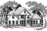 Mediterranean Style House Plan - 4 Beds 3.5 Baths 2681 Sq/Ft Plan #927-386 