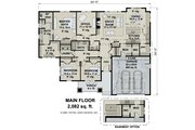 Traditional Style House Plan - 3 Beds 2.5 Baths 2082 Sq/Ft Plan #51-1182 