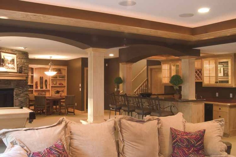House Design - Interior - Family Room 1 for Classical House Plan #51-657 - 3 bed, 2.5 bath