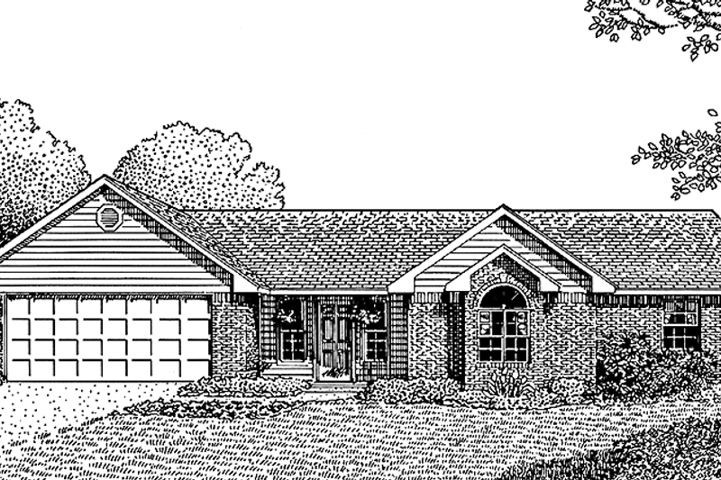 Home Plan - Exterior - Front Elevation 3 for Colonial House Plan #11-238 - 4 bed, 2 bath