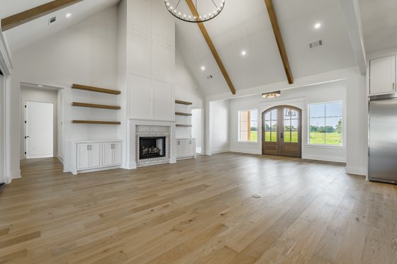 Interior - Family Room for European House Plan #1096-145 - 4 bed, 4.5 bath