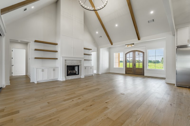 House Plan Design - Interior - Family Room for European House Plan #1096-145 - 4 bed, 4.5 bath