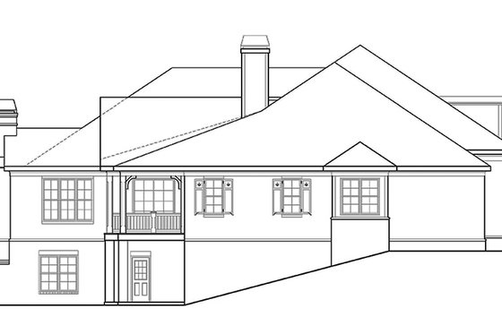 Exterior - Other Elevation 1 for Country House Plan #927-409 - 4 bed, 3.5 bath