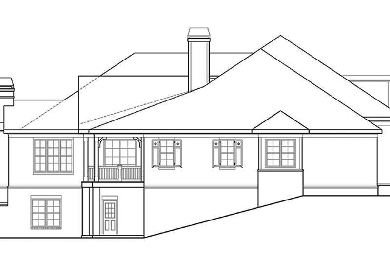 Architectural House Design - Exterior - Other Elevation 1 for Country House Plan #927-409 - 4 bed, 3.5 bath
